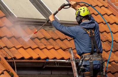 Démoussage et hydrofuge de toiture à Gimécourt
